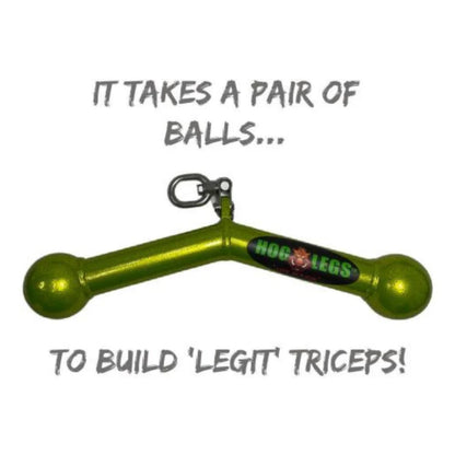 'Piglet Plus' Triceps Bar Has Balls of Steel!