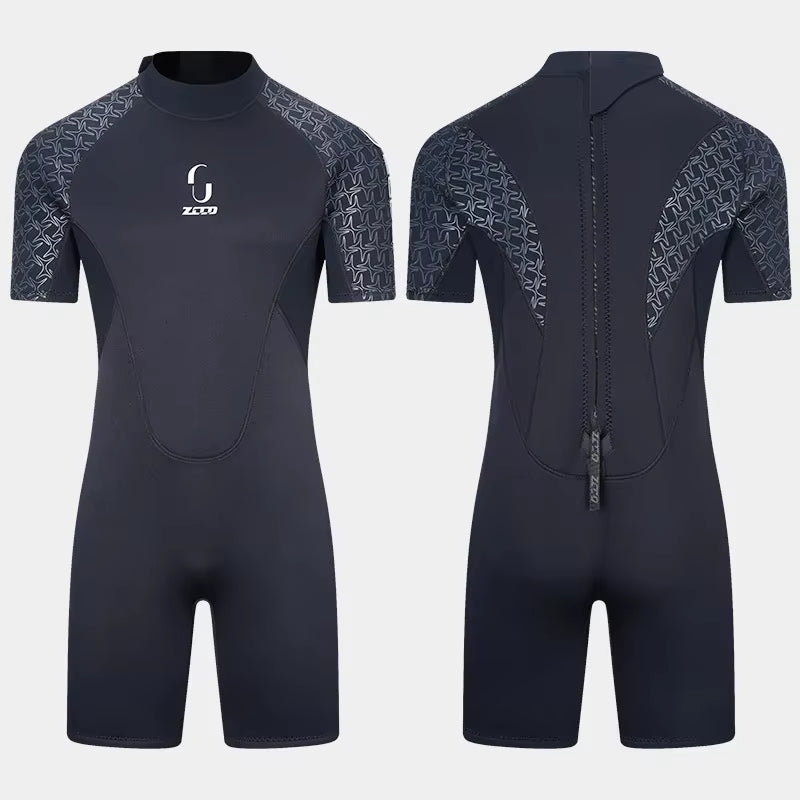 3MM Neoprene Short Sleeve Wetsuit Men Women Surf Scuba Diving Suit Equipment Underwater Spearfishing Kitesurf Equipment Swimwear